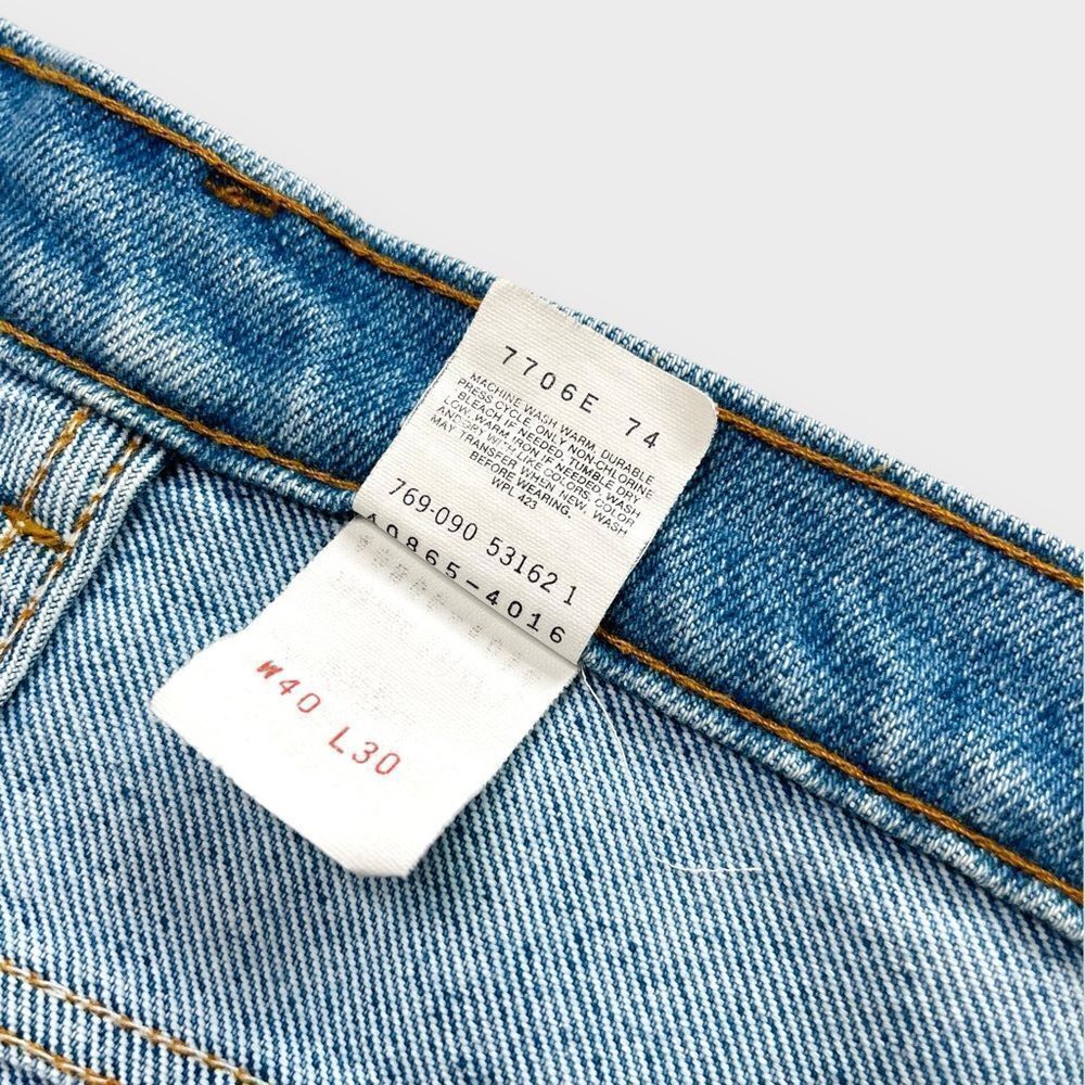 Vtg 80s 90s Levi's Silver Medal Jeans, Silvertab, Relaxed Fit Stretch, 38 x 30 - Picture 9 of 9